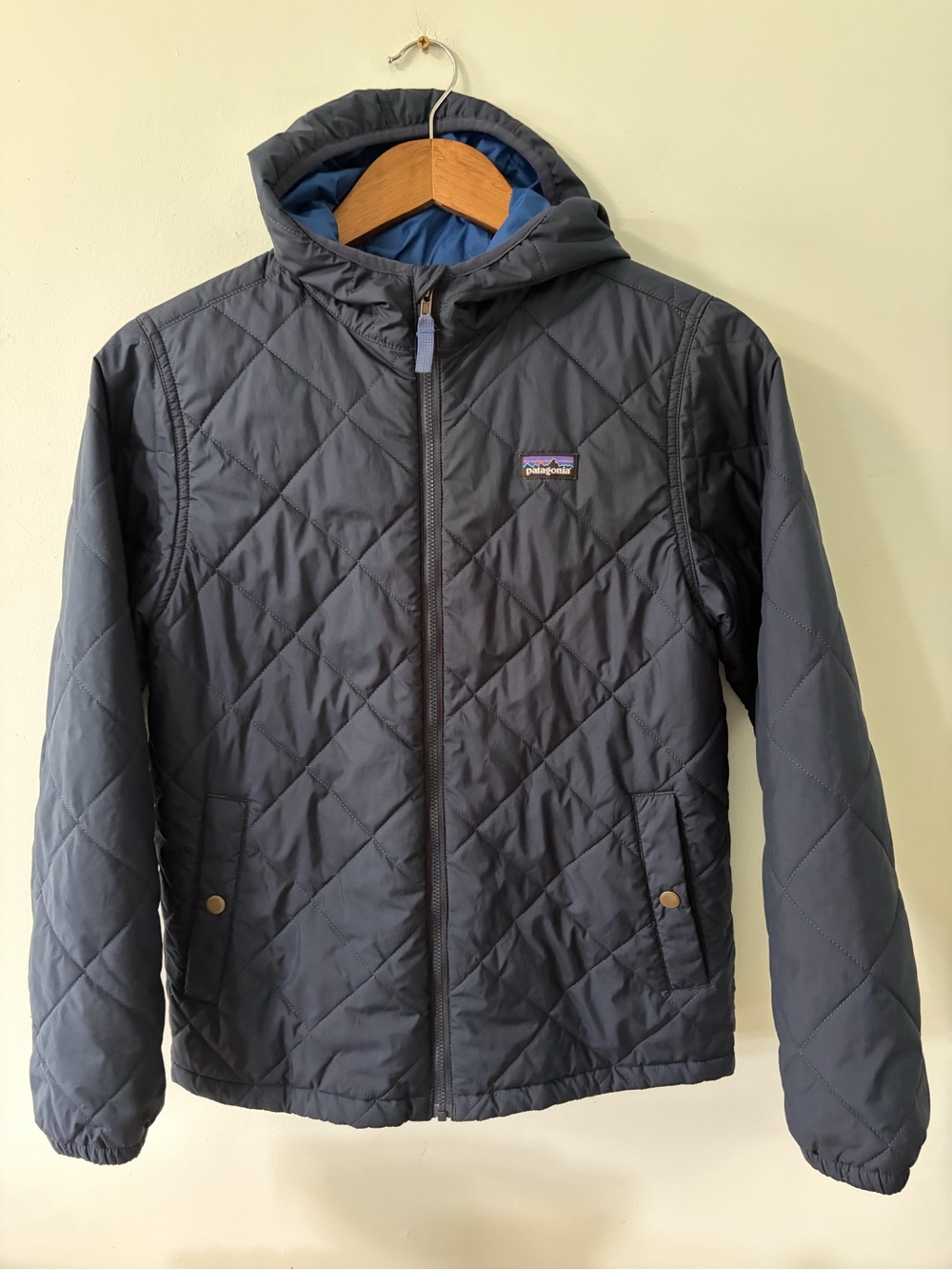 Patagonia Kids Diamond Quilt Hoody Jacket XL 14